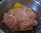 にら入り鶏つくね作り方1写真