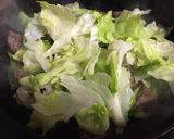 牛肉とアスパラとレタスのサッと中華作り方3写真