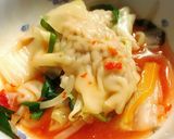 蓮根シャキシャキワンタン鍋作り方6写真