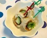 簡単 竹輪の クルクル巻き(o^^o)作り方5写真