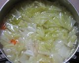 鶏団子と野菜の中華スープ作り方1写真