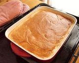 バナナ＆レーズン　スコップマジックケーキ作り方16写真