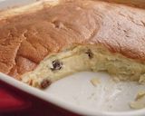 バナナ＆レーズン　スコップマジックケーキ作り方17写真