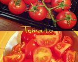 トマトと卵でシャンタンスープ作り方1写真