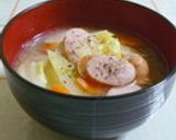 ウインナーto野菜たっぷりnoお味噌汁♪作り方5写真