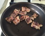 かす床牛ブロック✿ちぎりキャベツ炒め作り方6写真