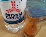 完熟の柿でチア♦サイダーDrink作り方2写真