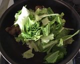 かす床牛ブロック✿ちぎりキャベツ炒め作り方7写真