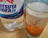 完熟の柿でチア♦サイダーDrink作り方3写真