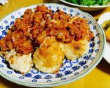 鶏胸肉のパン粉焼き☆バジルトマトソース作り方7写真