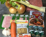 香草とセロリで作る爽やかミートソース作り方1写真