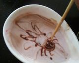 ヨーグルトアート☆カブトムシ作り方4写真
