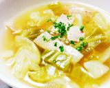 ♡キャベツ&ベーコンのあったかスープ♡作り方4写真