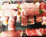 めんつゆのみで♡簡単！野菜の肉巻き♪作り方3写真