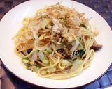 ツナとたっぷり白菜の和風パスタ作り方8写真