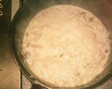 しめじと豚小間のチーズリゾット作り方3写真