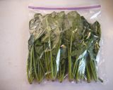 ほうれん草は生のままで冷凍保存 3通り 作り方5写真