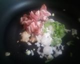 ねぎ豚オムライス作り方1写真