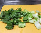 チンゲン菜と小エビの中華風炒め作り方3写真