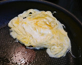 簡単！春菊と卵のニラ玉風シャンタン炒め作り方3写真