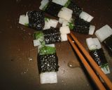 簡単！サクサク長いも短冊の大葉磯辺焼き作り方2写真