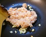 ぶつ切りカレー味焼きそば。作り方2写真