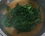 高野豆腐と春菊のわかめ煮作り方3写真