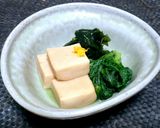 高野豆腐と春菊のわかめ煮作り方4写真