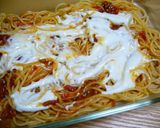 Wソースが絶妙!!ラザニア風焼きスパ作り方3写真