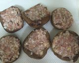 椎茸の鶏ひき肉詰め☆生姜ポン酢風味作り方3写真