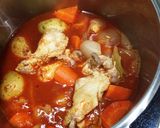 ☆韓国家庭料理☆手羽元と野菜の甘辛煮作り方8写真