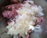 白菜と挽き肉の和風 ミルフィーユ重ね蒸し作り方4写真