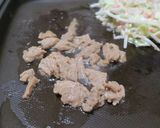 ダイズラボ「大豆のお肉シリーズ」お好み焼作り方3写真