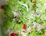 新鮮な野菜サラダ(フレンチドレッシング)作り方6写真