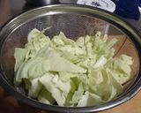 簡単キャベツのザク切りサラダ作り方1写真