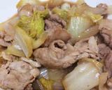 簡単☆やみつき♪豚と白菜のオイ酢ター炒め作り方10写真
