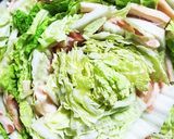 白菜と豚バラの簡単ミルフィーユ鍋作り方1写真