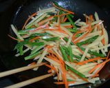 じゃが芋のシャキシャキカレー炒め作り方3写真