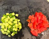 【鶏むね肉で】コロコロ夏野菜の中華風よだれ鶏作り方2写真