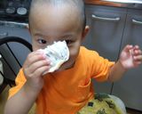 子供と作る♪抜き型ｄｅおやつトルティーヤ作り方1写真