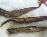 　から揚げ粉のレシピ①　お魚（ししゃも）作り方4写真