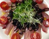 ハマチの刺身で♪塩昆布カルパッチョ作り方5写真