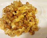 納豆オムレツ☆創味シャンタンDX味♪作り方4写真