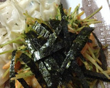 豆苗とキムチのマヨネーズ和え作り方4写真