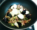 大根の葉と合挽肉の担々風作り方5写真