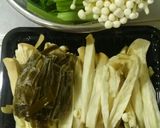 【糖質制限】きのこと小松菜の醤油炒め作り方1写真