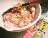 鍋に♥あったか簡単★はんぺん鶏団子♥作り方1写真