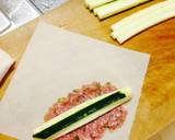 フライパンで焼くズッキーニ春巻き作り方3写真