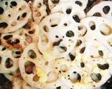 れんこんチーズ焼き作り方2写真