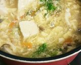 ｼｬﾝﾀﾝDX❁豆腐の卵あんかけスープ作り方5写真
